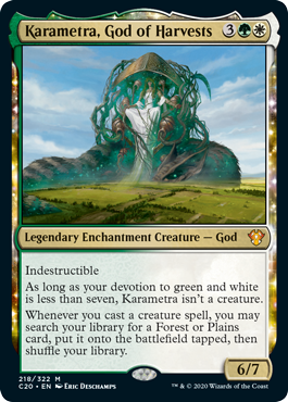 Karametra, God of Harvests (Commander 2020 Ikoria) Near Mint