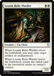 Leonin Relic-Warder (Commander 2017) Near Mint