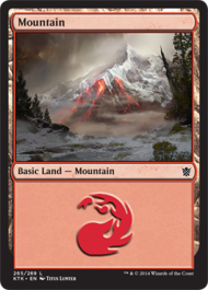 Mountain (265) (Khans of Tarkir) Near Mint