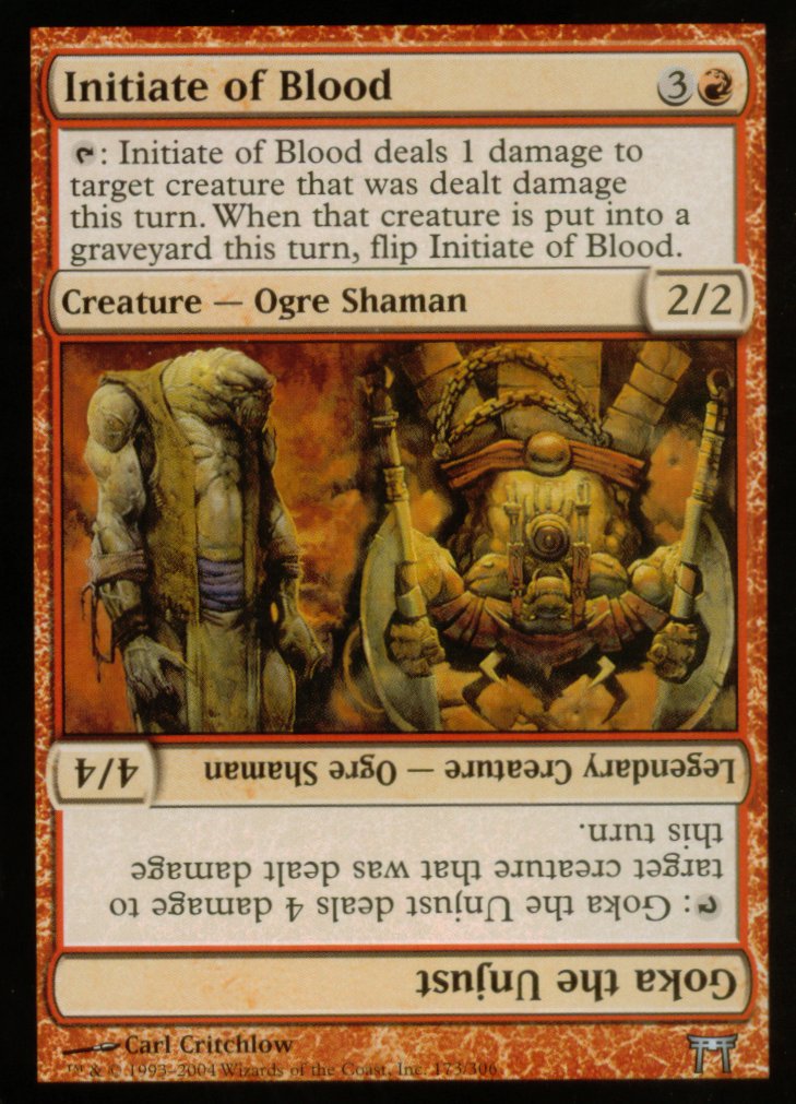 Initiate of Blood (Champions of Kamigawa) Light Play Foil