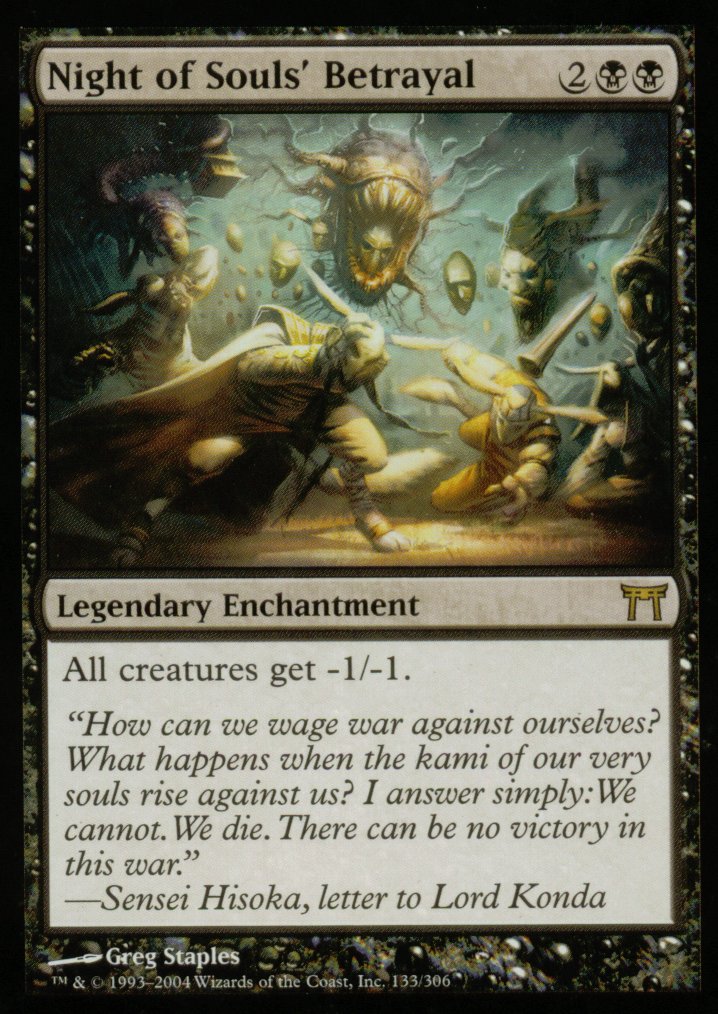 Night of Souls' Betrayal (Champions of Kamigawa) Near Mint