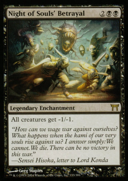 Night of Souls' Betrayal (Champions of Kamigawa) Near Mint Foil
