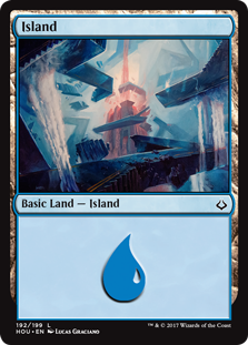 Island (192) (Hour of Devastation) Near Mint