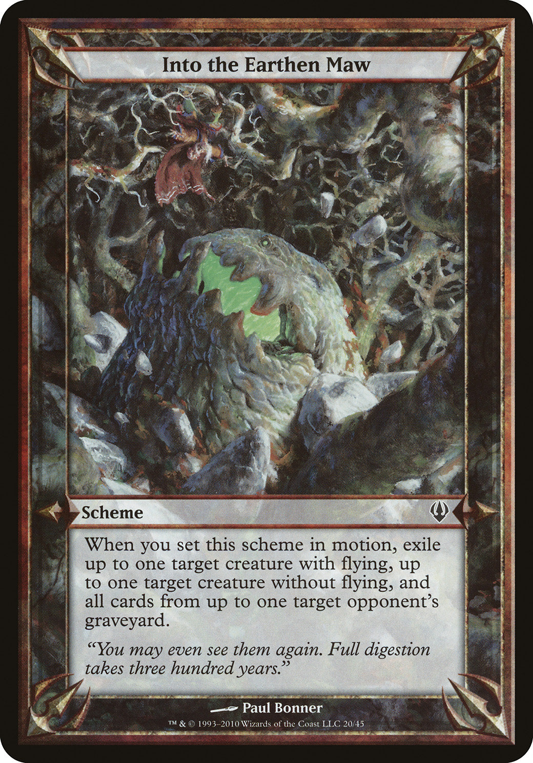 Into the Earthen Maw (Scheme) (Archenemy) Near Mint