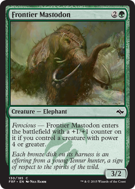 Frontier Mastodon (Fate Reforged) Near Mint