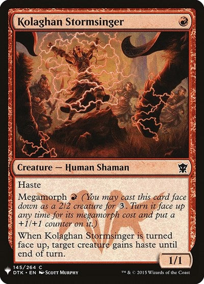 Kolaghan Stormsinger (Mystery Booster) Near Mint