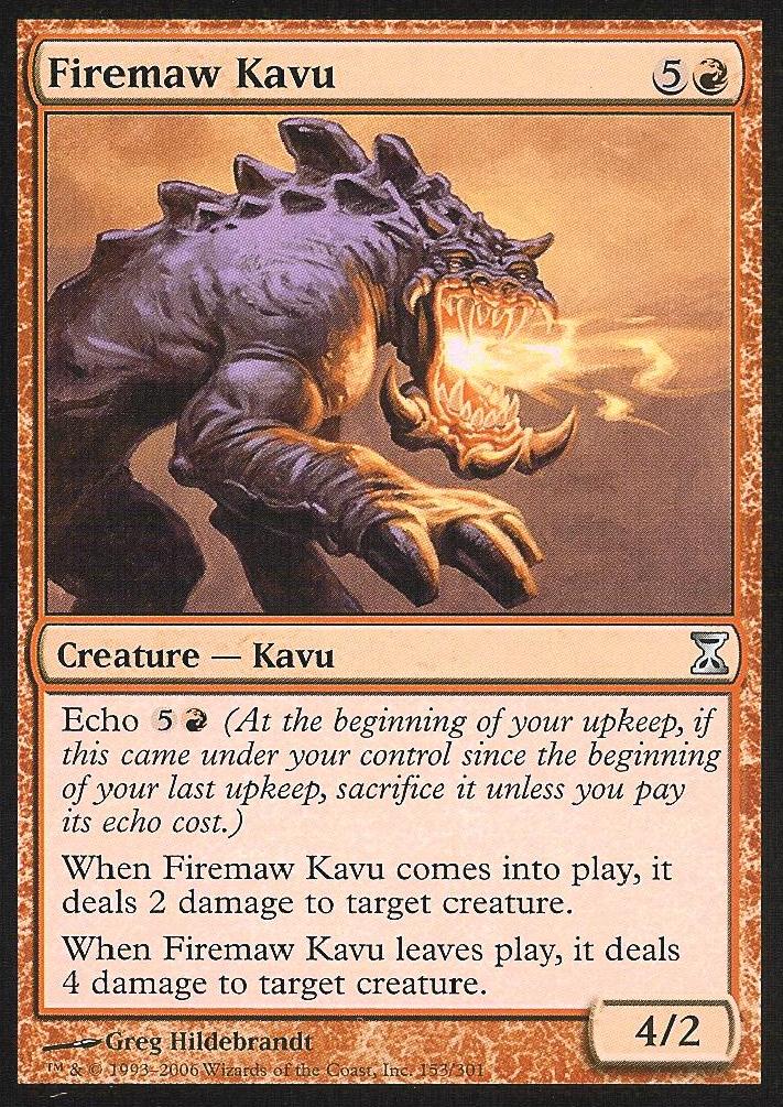 Firemaw Kavu (Time Spiral) Near Mint Russian