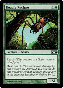 Deadly Recluse (Magic 2010 Core Set) Near Mint Foil