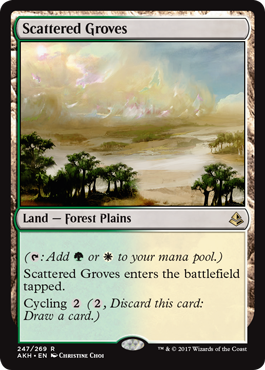 Scattered Groves (Amonkhet) Near Mint