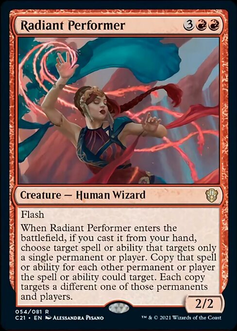 Radiant Performer (Commander 2021 Strixhaven) Near Mint