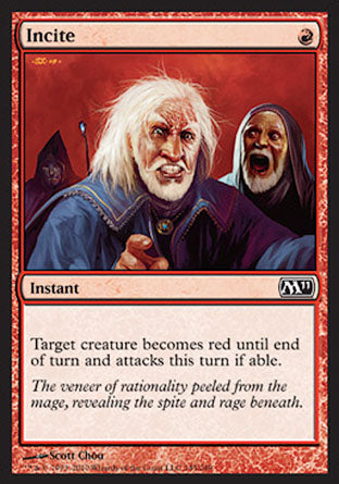 Incite (Magic 2011 Core Set) Light Play Foil