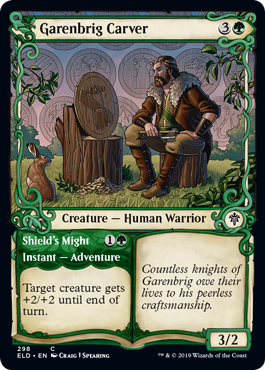 Garenbrig Carver (Showcase) (Throne of Eldraine) Near Mint