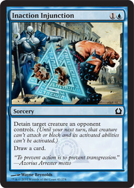 Inaction Injunction (Return to Ravnica) Near Mint Foil