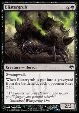 Blistergrub (Scars of Mirrodin) Near Mint Foil