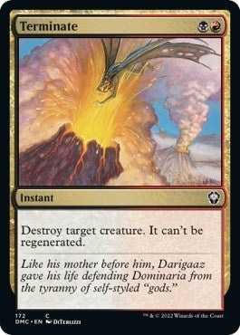 Terminate (Commander: Dominaria United) Near Mint