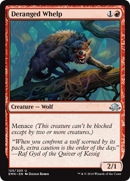 Deranged Whelp (Eldritch Moon) Near Mint
