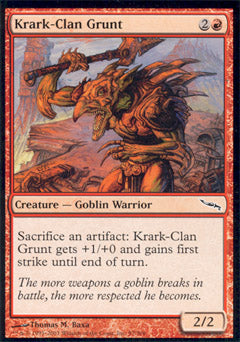 Krark-Clan Grunt (Mirrodin) Near Mint Foil
