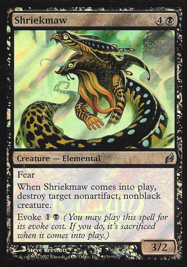 Shriekmaw (Lorwyn Release Event) (Promotional Cards) Light Play Foil
