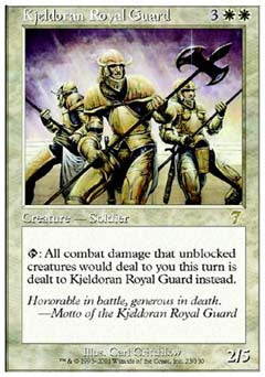 Kjeldoran Royal Guard (7th Edition) Near Mint Simplified Chinese