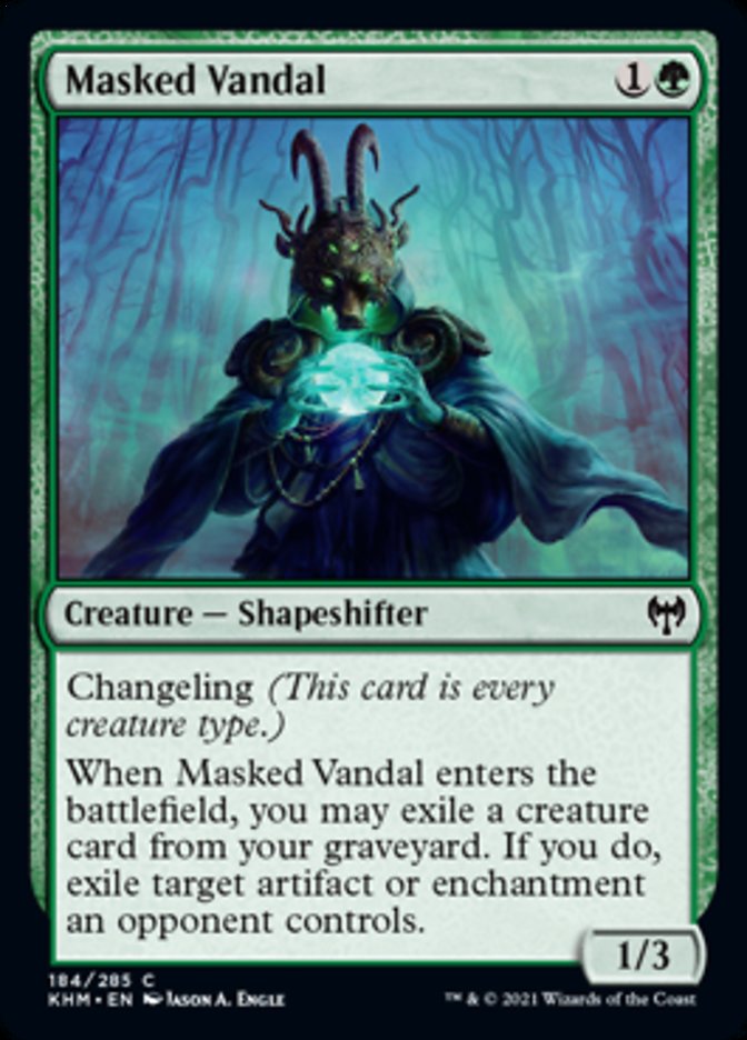 Masked Vandal (Kaldheim) Near Mint Foil