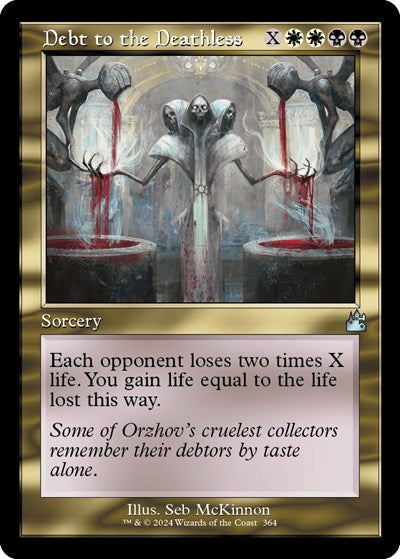 Debt to the Deathless (Retro Frame) (Ravnica Remastered) Near Mint