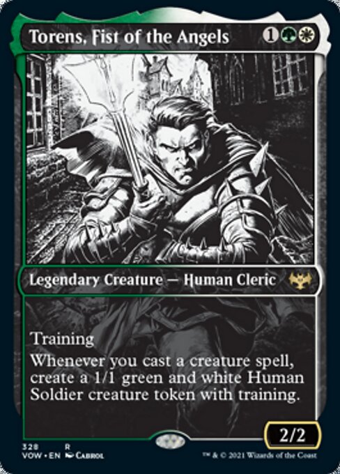 Torens, Fist of the Angels (Showcase) (Innistrad: Crimson Vow) Near Mint