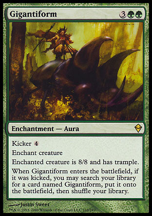 Gigantiform (Zendikar) Near Mint Foil