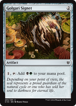 Golgari Signet (Commander 2016 Edition) Near Mint