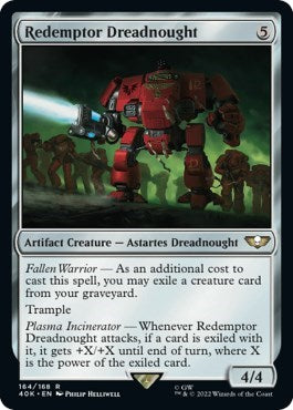 Redemptor Dreadnought (Surge Foil) (Universes Beyond: Warhammer 40K) Near Mint