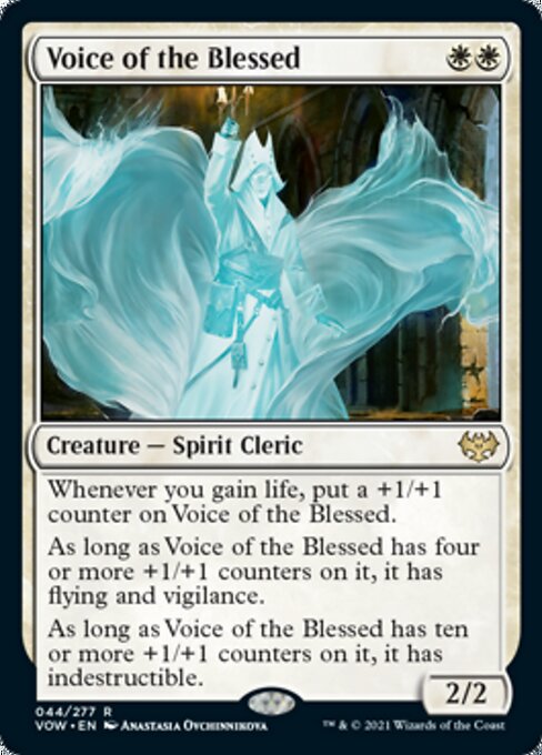 Voice of the Blessed (Innistrad: Crimson Vow) Near Mint Foil