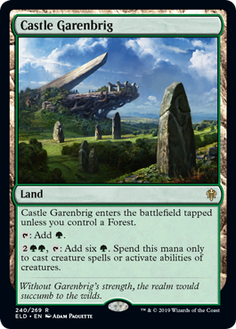 Castle Garenbrig (Throne of Eldraine) Near Mint Foil