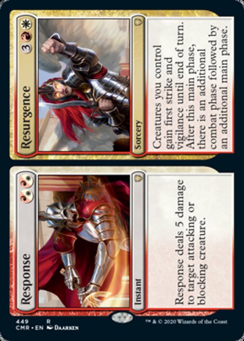 Response // Resurgence (Commander 2020 Commander Legends) Near Mint