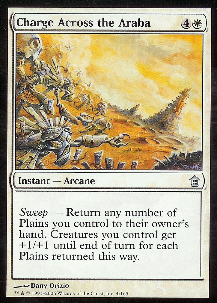Charge Across the Araba (Saviors of Kamigawa) Near Mint Foil