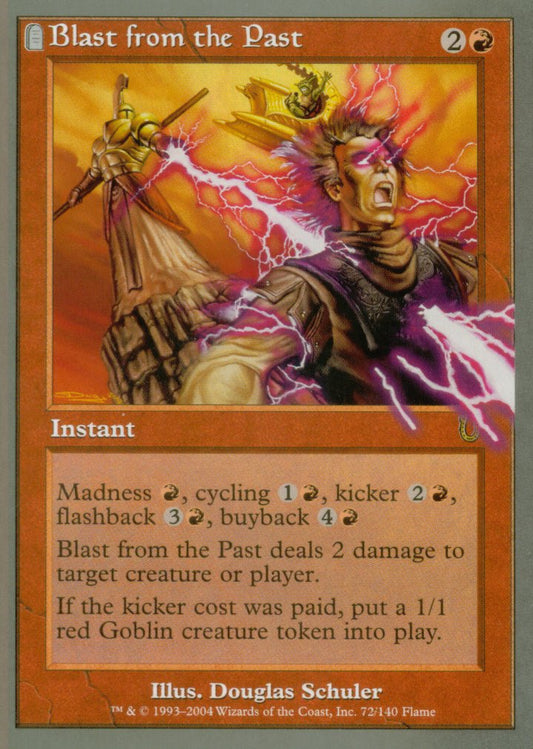 Blast from the Past (Unhinged) Light Play Foil