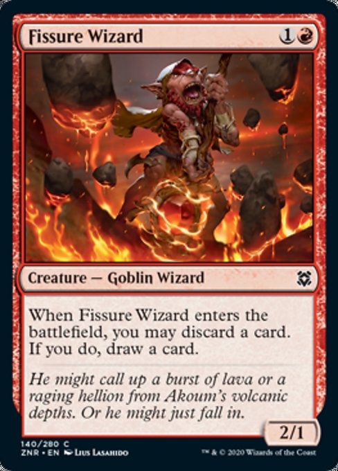 Fissure Wizard (Zendikar Rising) Near Mint