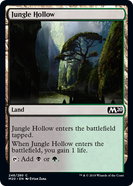 Jungle Hollow (Magic 2020 Core Set) Near Mint