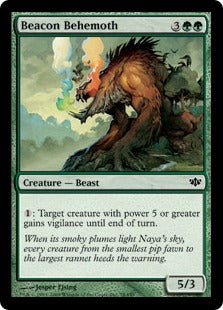 Beacon Behemoth (Conflux) Near Mint Foil Japanese