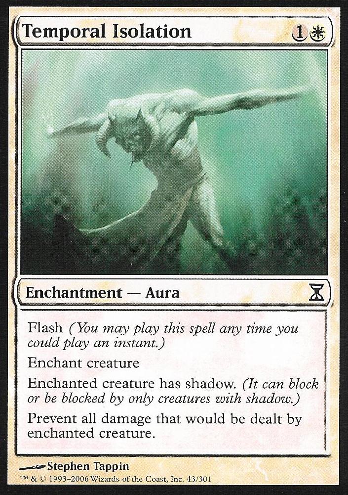 Temporal Isolation (Time Spiral) Near Mint Foil