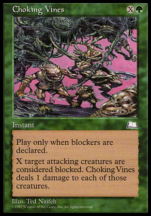 Choking Vines (Weatherlight) Near Mint Italian