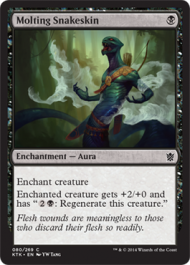 Molting Snakeskin (Khans of Tarkir) Near Mint Foil