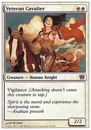 Veteran Cavalier (9th Edition) Near Mint Foil