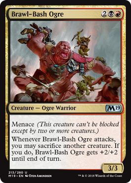 Brawl-Bash Ogre (Magic 2019 Core Set) Near Mint