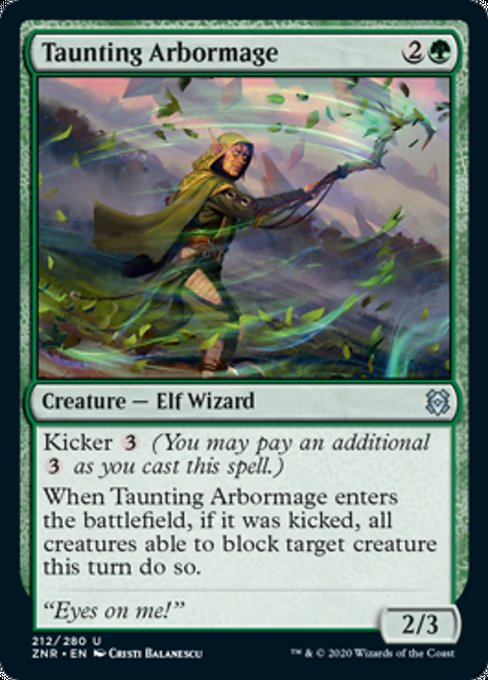 Taunting Arbormage (Zendikar Rising) Near Mint