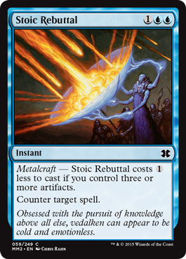 Stoic Rebuttal (Modern Masters 2015) Near Mint Foil