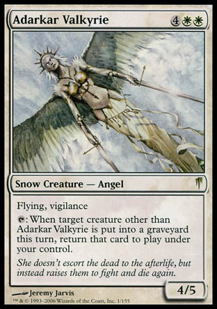 Adarkar Valkyrie (Coldsnap) Near Mint Foil