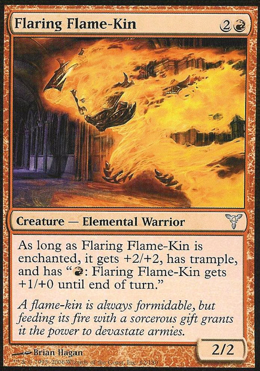 Flaring Flame-Kin (Dissension) Near Mint Foil