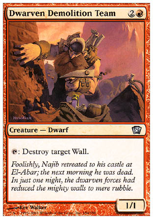 Dwarven Demolition Team (8th Edition) Light Play