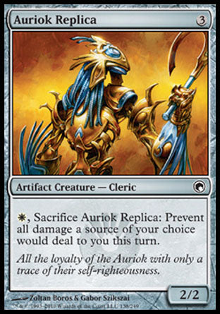 Auriok Replica (Scars of Mirrodin) Near Mint Foil