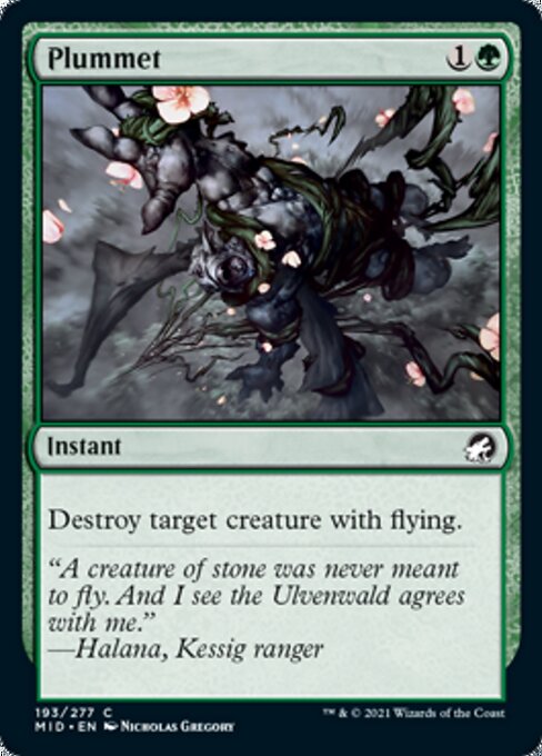 Plummet (Innistrad: Midnight Hunt) Near Mint