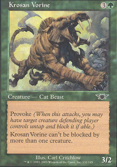Krosan Vorine (Legions) Near Mint Foil Chinese